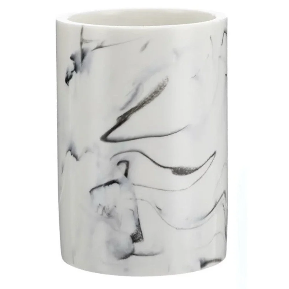 Multipurpose Cup Marble Design Toothbrush Mouthwash Makeup Brushes Desk Pens